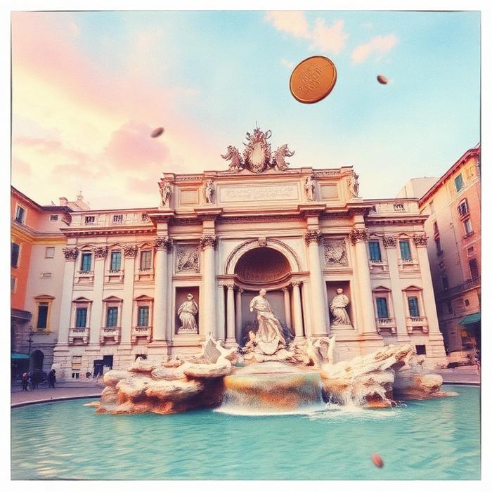 Trevi, монетка на возврат